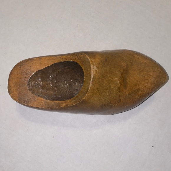 Vintage The Wooden Shoe Factory Holland MI Wooden Shoe Wall Pocket Wall Hanging - Picture 12 of 12